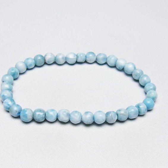 ラリマー ブレスレット 5mm t54-5897 : 誠安天然石専門店 - 通販