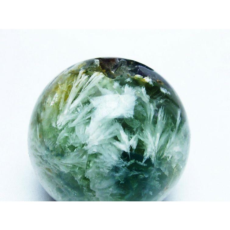 エンジェルフェザー フローライト 丸玉 62mm t540-2311 : 誠安天然石