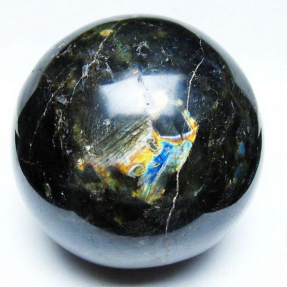 2.7Kg ラブラドライト 丸玉 125mm t571-5068 : 誠安天然石専門店