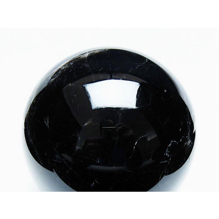 2.7Kg モリオン 純天然 黒水晶 丸玉 125mm t572-10465 : 誠安天然石 