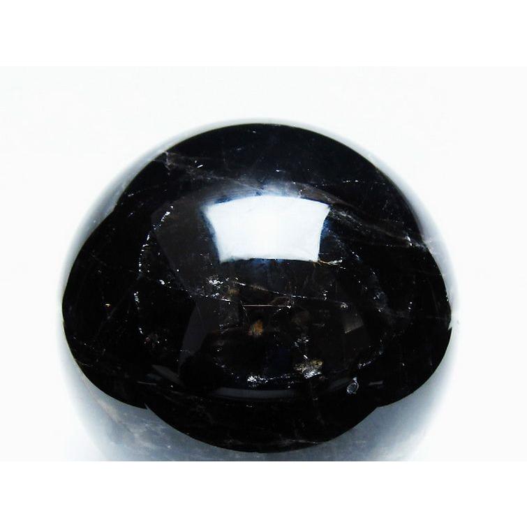 2.8Kg モリオン 純天然 黒水晶 丸玉 125mm t572-10489 : 誠安天然石