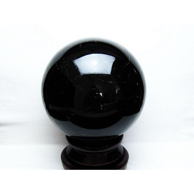 17.9Kg モリオン 純天然 黒水晶 丸玉 240mm 同梱不可 t572-10878