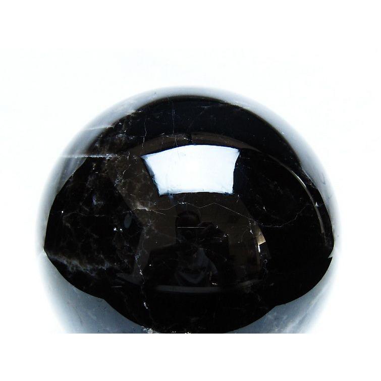 3.5Kg モリオン 純天然 黒水晶 丸玉 140mm t572-11241_2