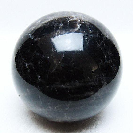1Kg モリオン 純天然 黒水晶 丸玉 89mm t572-11369 : 誠安天然石専門店
