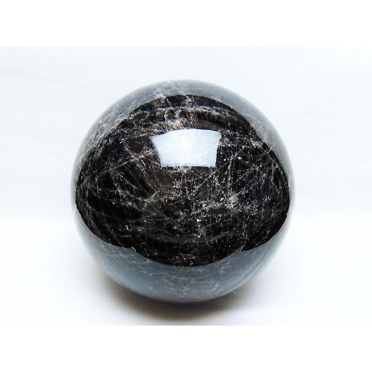 9.2Kg モリオン 純天然 黒水晶 丸玉 190mm t572-11408 : 誠安天然石