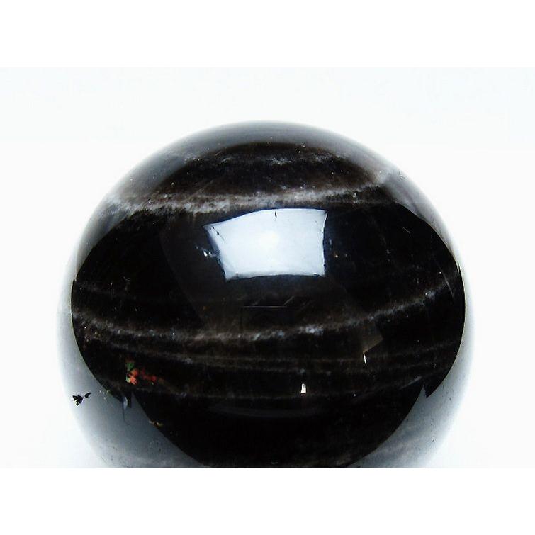 モリオン 純天然 黒水晶 丸玉 80mm t572-11522 : 誠安天然石専門店