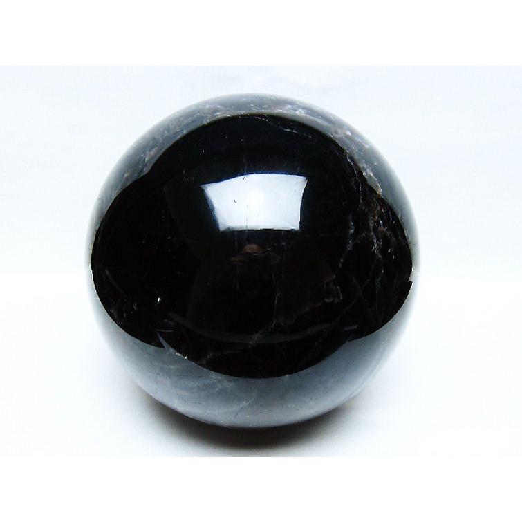 6.5Kg モリオン 純天然 黒水晶 丸玉 173mm t572-11718_1