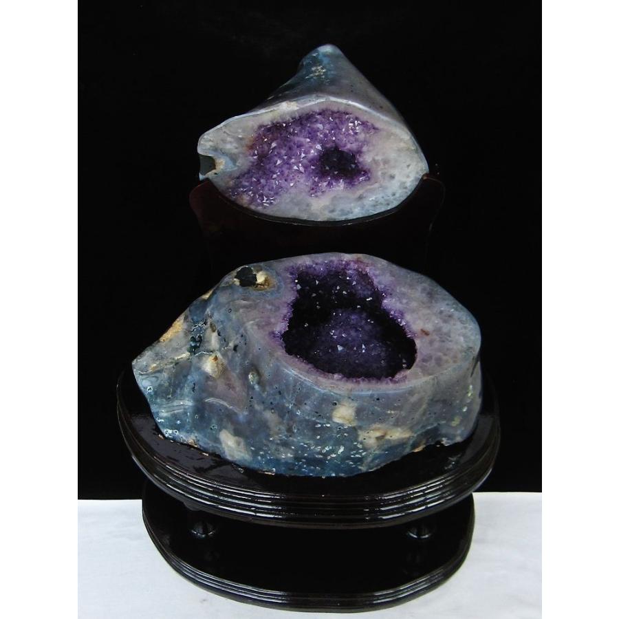 希少　メノウ　アメジスト　ウルグアイ産 ウルグアイ産アメジストジオード