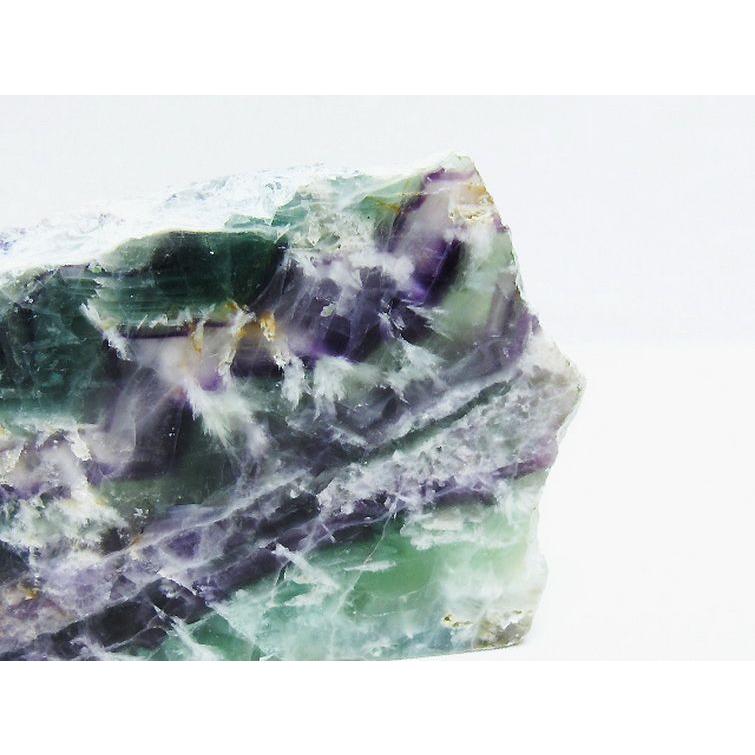 1.1Kg エンジェルフェザー フローライト 原石 t599-2724 : 誠安天然石