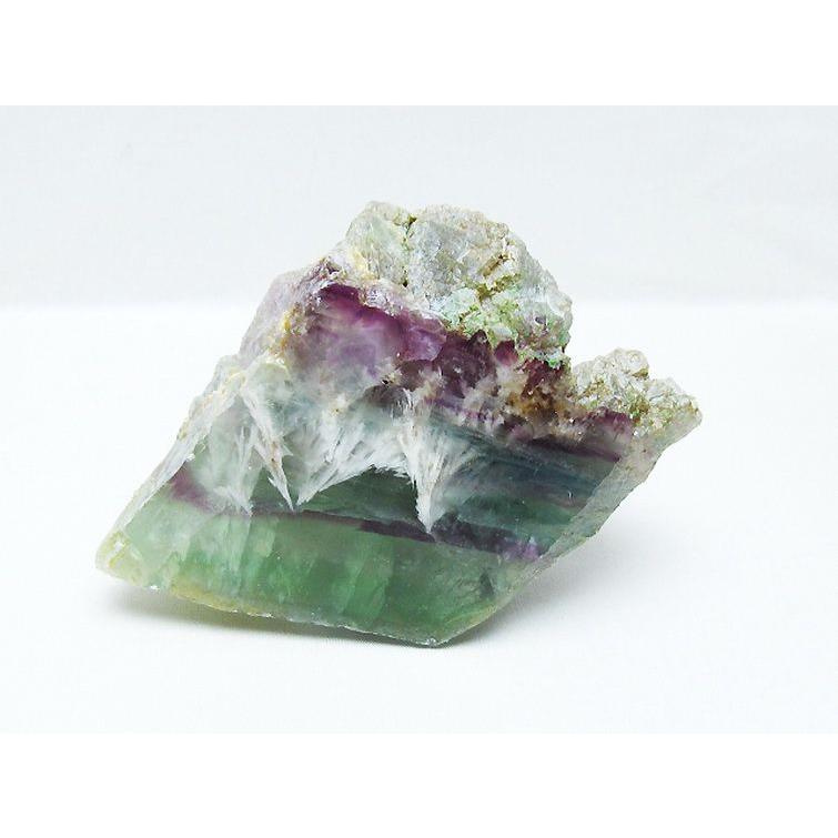 エンジェルフェザー・フローライト バイカラー ポイント 60.8g⁄ 鉱物