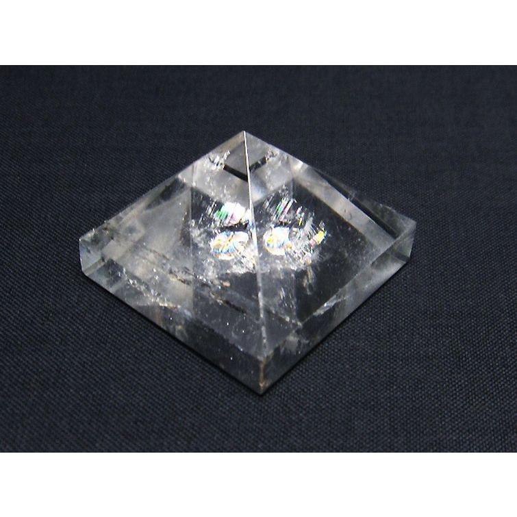 虹入り ヒマラヤ水晶ピラミッド t600-2368 : 誠安天然石専門店 - 通販 