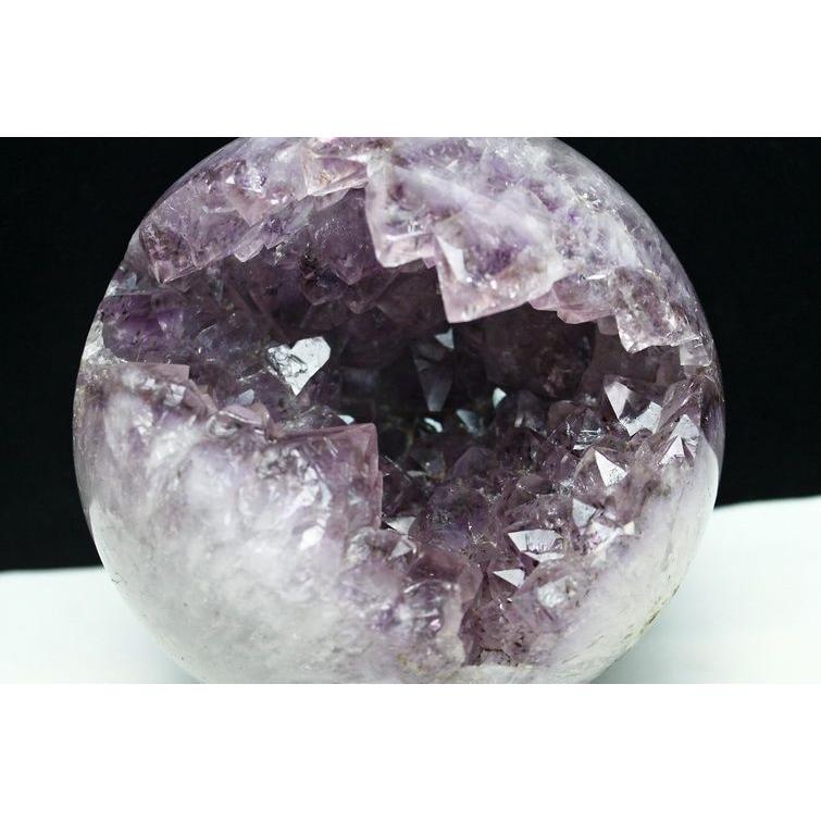 アメジストオールカット 笑口 6.4Kg アメジスト笑口 丸玉 180mm パワーストーン 天然石 t602-1814