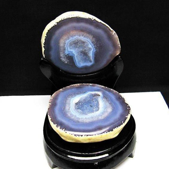 1.1Kg ペア水晶トレジャーメノウ t604-7102 : t604-7102 : 誠安天然石 
