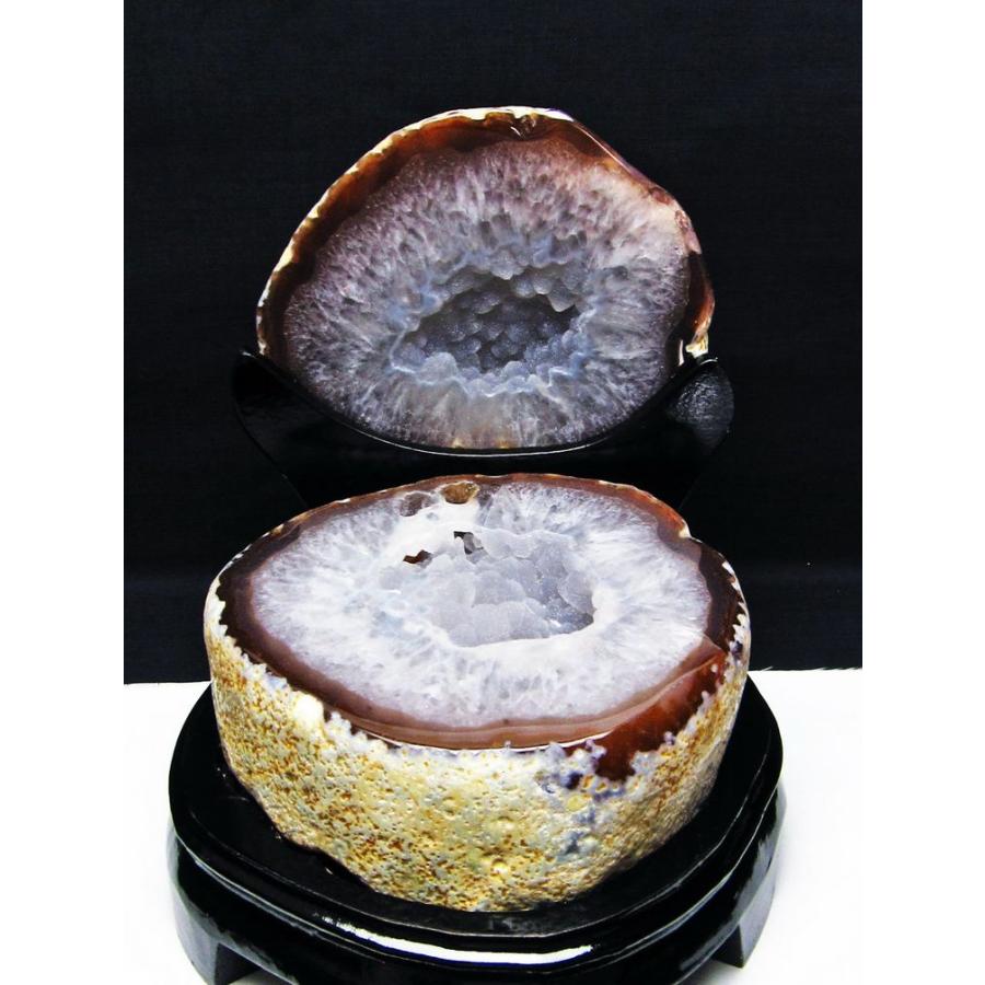 3.4Kg ペア水晶トレジャーメノウ t604-7261 : 誠安天然石専門店 - 通販