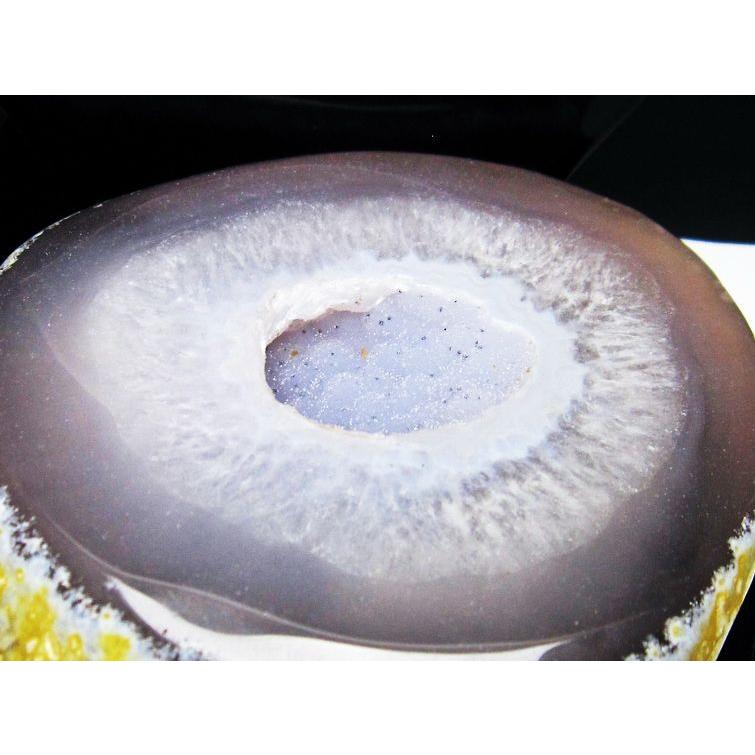 1.1Kg トレジャーメノウ ペア水晶 アゲート 瑪瑙 t604-7368 : 誠安