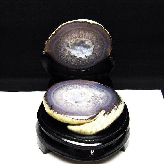 ペア水晶トレジャーメノウ t604-7431 : 誠安天然石専門店 - 通販
