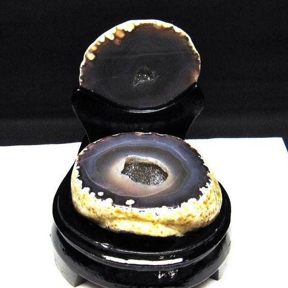 早い者勝ち！圧巻！ 1.4Kgペア水晶 トレジャーメノウ[T604-6942]