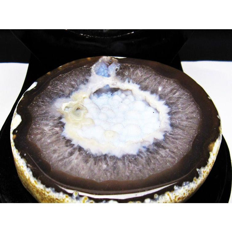 トレジャーメノウ トレジャーメノウ (瑪瑙晶洞)/Geode Pair (鉄製台座付き)