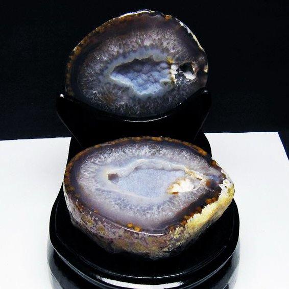 1.1Kg ペア水晶トレジャーメノウ t604-7647 : 誠安天然石専門店 - 通販