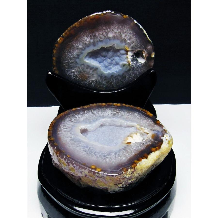 1.1Kg ペア水晶トレジャーメノウ t604-7647 : 誠安天然石専門店 - 通販