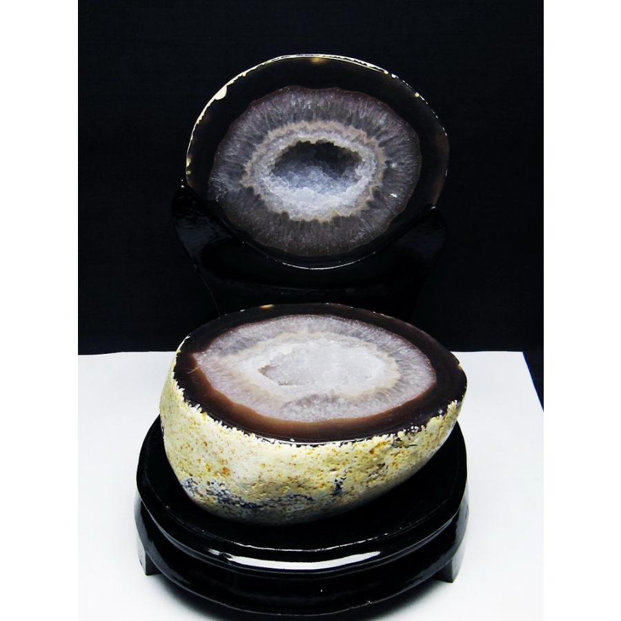 2.4Kg ペア水晶トレジャーメノウ t604-7664 : 誠安天然石専門店 - 通販