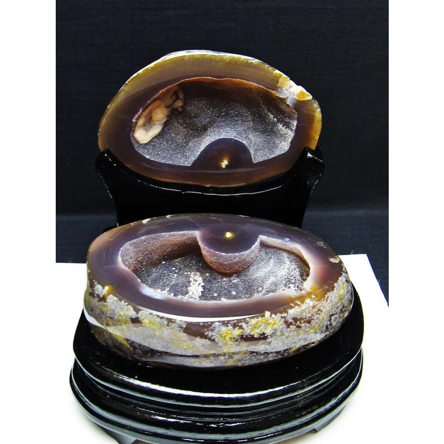 1.3Kg ペア水晶トレジャーメノウ t604-7692 : 誠安天然石専門店 - 通販