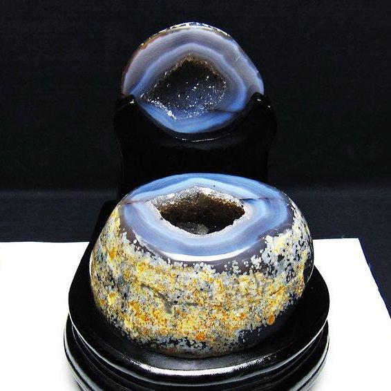 ✴️高品質✴️超美品✴️開運✴️トレジャー瑪瑙 メノウ ペア水晶 ジオード 龍穴 ペア水晶トレジャーメノウ t604-7771 : 誠安天然石専門店 - 通販