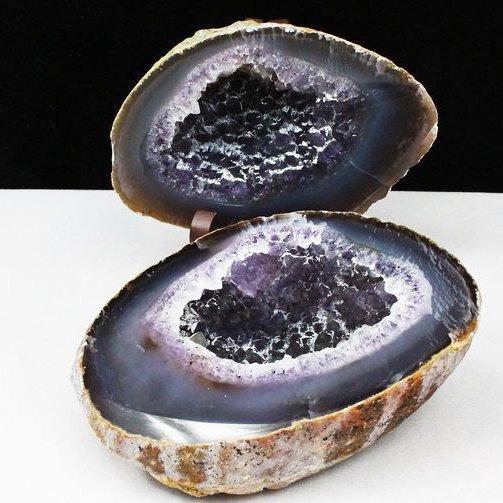 1.3Kg ペア水晶トレジャーメノウ t605-3578 : 誠安天然石専門店 - 通販