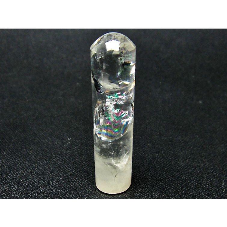 本水晶 印材 (14mm) 虹入り アイリスクォーツ ヒマラヤ水晶 水晶