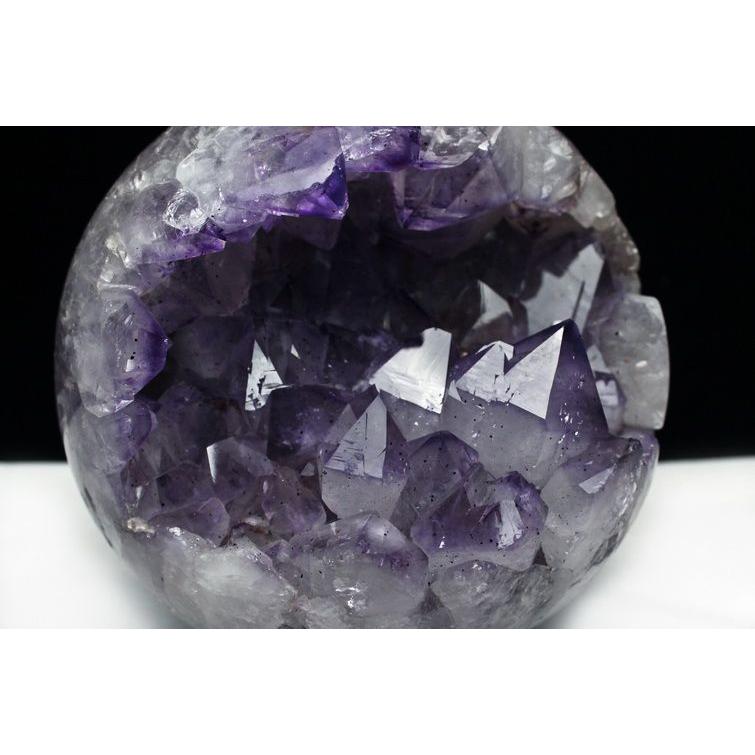 9.4Kg アメジスト笑口 丸玉 200mm t610-11952 : 誠安天然石専門店