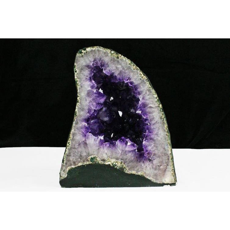 アメジストドーム 高品質]ブラジル産アメジストドーム（高さ約22.5cm） - 埼玉県