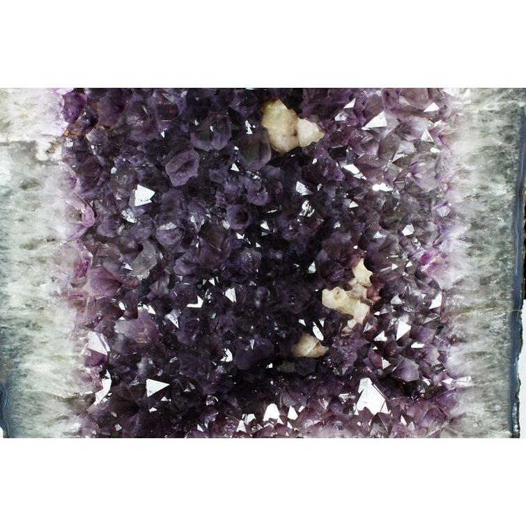 34Kg ブラジル産 カルサイトアメジストドーム 同梱不可 t611-10272