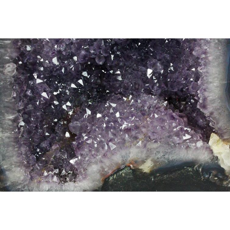 ブラジル産アメジストドーム 最高品質]ブラジル産アメジストドーム（専用台座付き・ゲー