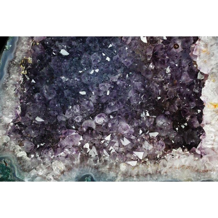 アメジストドーム　ブラジル産① 最高品質]ブラジル産アメジストドーム（専用台座付き・ゲーサイト有り