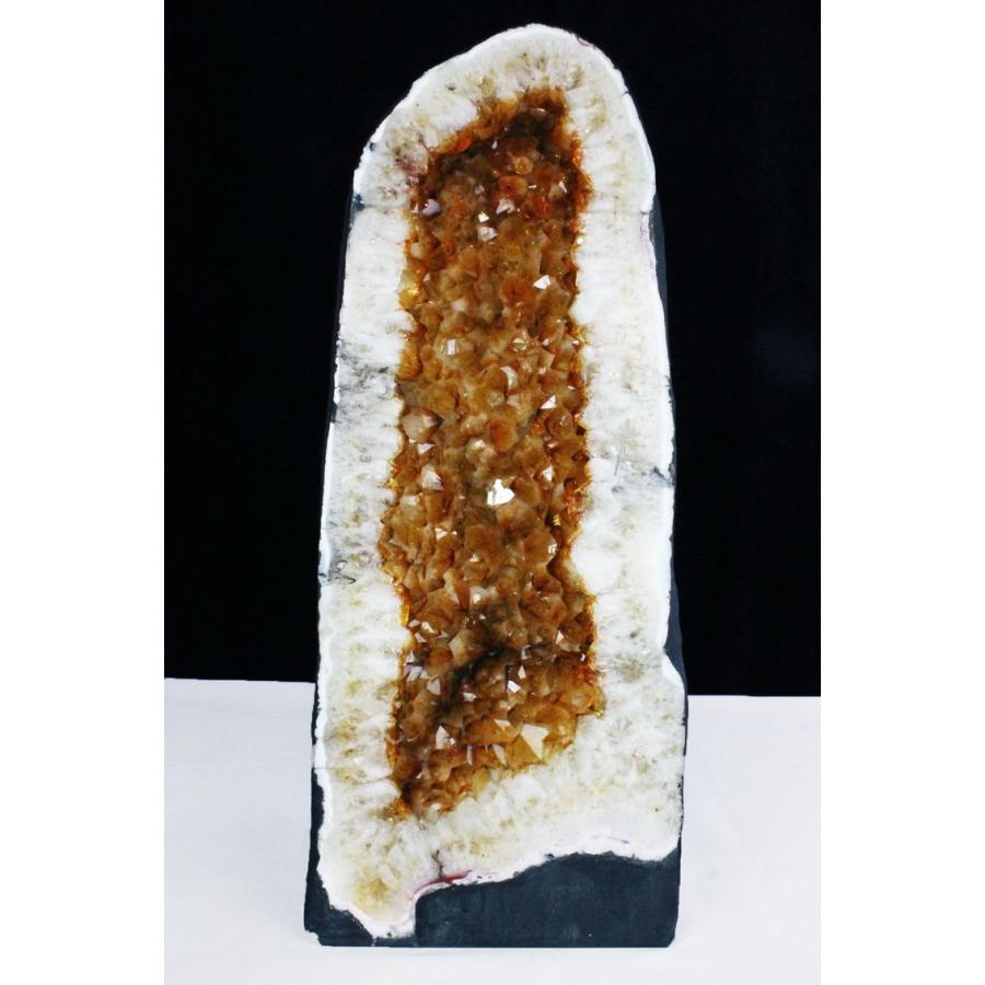 30.6Kg ブラジル産 シトリンドーム同梱不可 t611-10384 : 誠安天然石