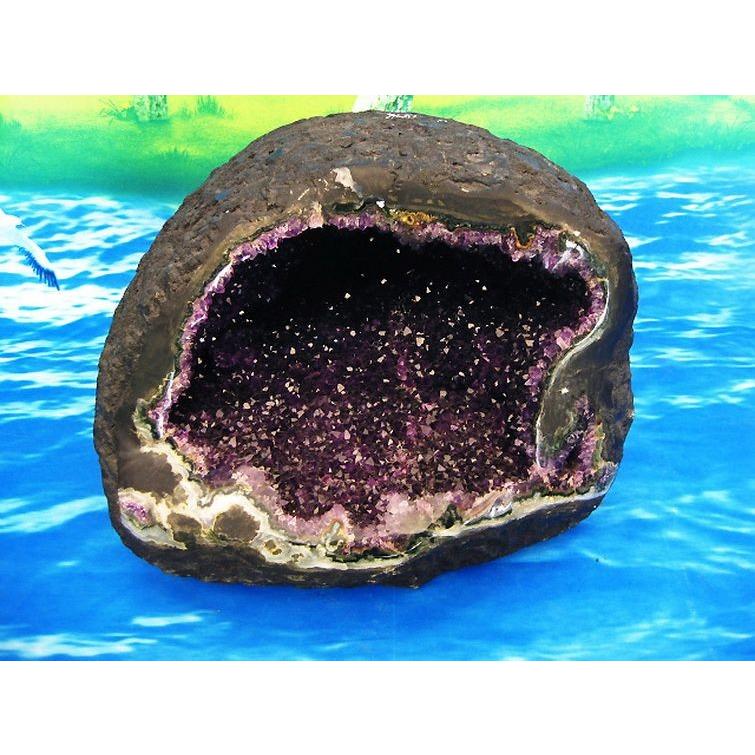 43.4Kg サークルジオード アメジストドーム ウルグアイ産 同梱不可