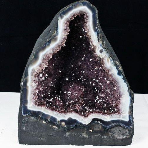 ブラジル産 フラワーアメジストドーム 8.1Kg ブラジル産 フラワーアメジストドーム t611-10362 : 誠安