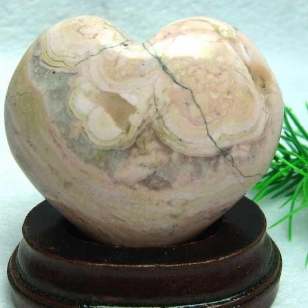 インカローズ ロードクロサイトハート 置物 パワーストーン 天然石 t613-235 | 