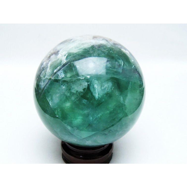 1.1Kg フローライト 丸玉 86mm t616-4762 : 誠安天然石専門店 - 通販