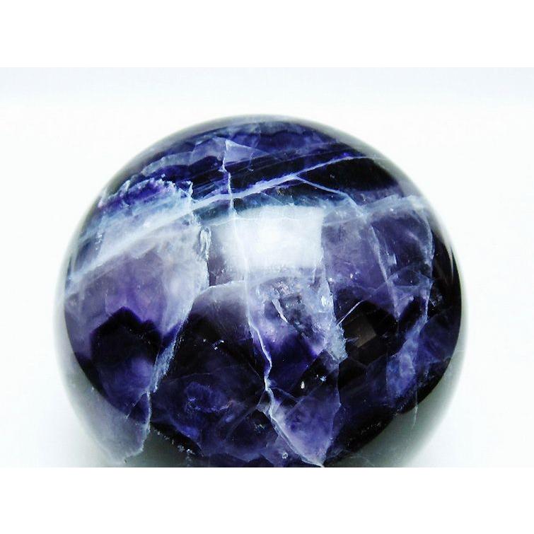 魅惑な色合いと素敵な模様✨バイカラー フローライト 丸玉 天然石 フローライト 丸玉 78mm t616-5003 : 誠安天然石専門店 - 通販 - Yahoo