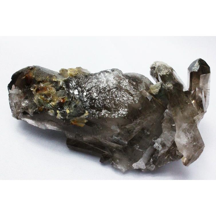 モリオン クラスター 純天然 黒水晶 ブラジル産 t618-7078 : 誠安