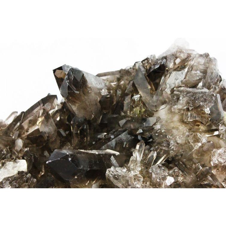 圧倒的　ブラジル産　モリオンクラスター　原石　2.7キロ　天然黒水晶　専用台座付 1.7Kg ブラジル産 モリオン 純天然 黒水晶 クラスター t618-7101 : 誠