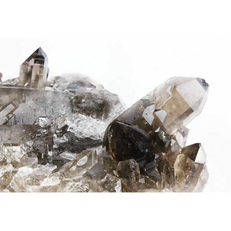 モリオン クラスター 純天然 黒水晶 ブラジル産 t618-7123 : 誠安