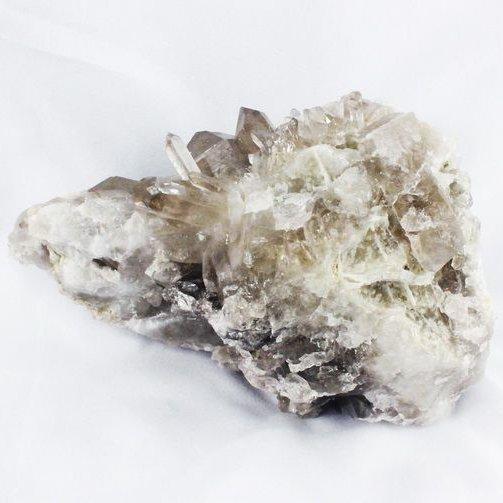 1.2Kg ブラジル産 モリオン 純天然 黒水晶 クラスター t618-7138 : 誠