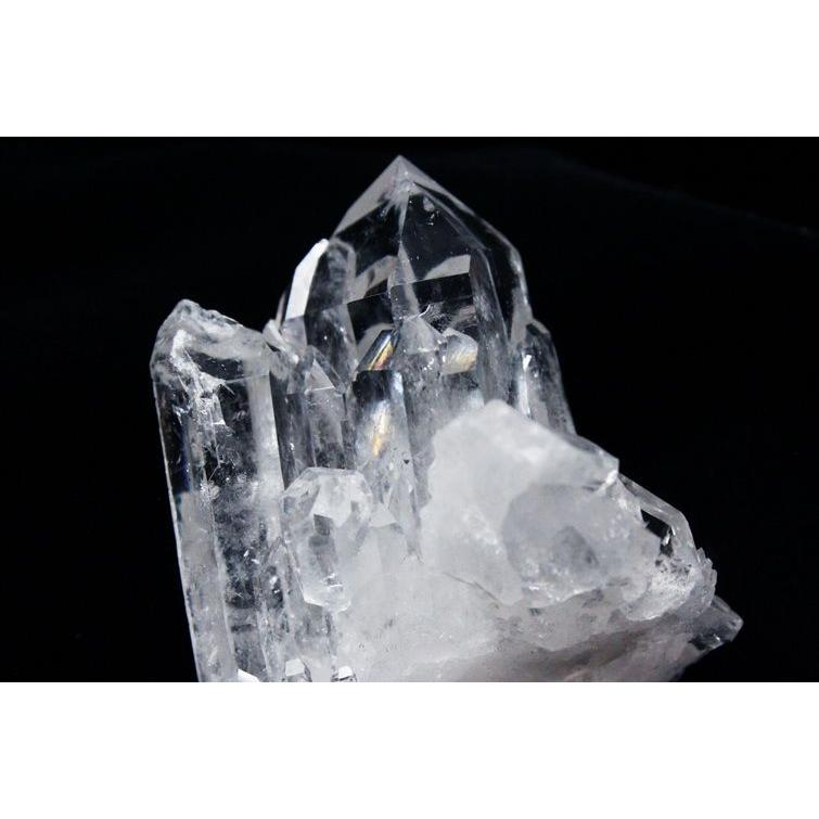 アーカンソー州産 虹入り 水晶 クラスター t619-4970 【公式通販】