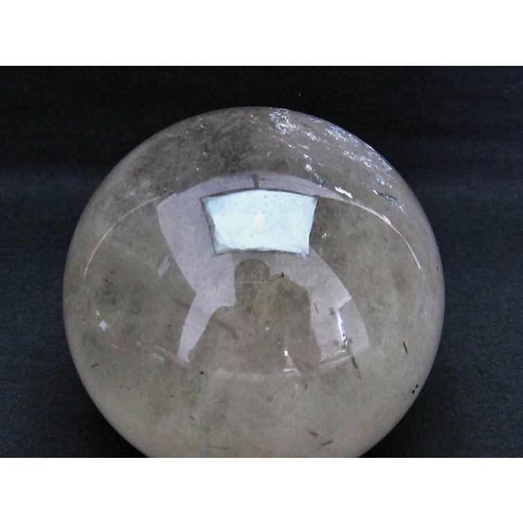 1.6Kg トルマリンルチル 丸玉 103mm t62-13586_3