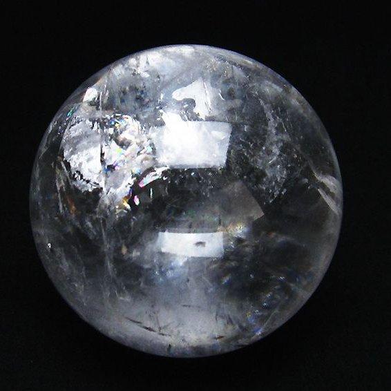 虹入り ヒマラヤ水晶 丸玉 63mm t62-15002 : 誠安天然石専門店 - 通販