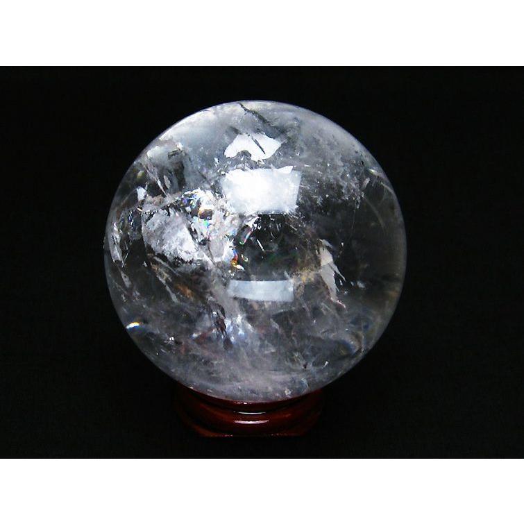 虹入り ヒマラヤ水晶 丸玉 63mm t62-15002 : 誠安天然石専門店 - 通販