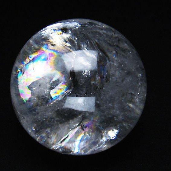 虹入り ヒマラヤ水晶 丸玉 58mm t62-15145 : 誠安天然石専門店 - 通販