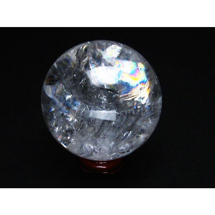 虹入り ヒマラヤ水晶 丸玉 58mm t62-15145 : 誠安天然石専門店 - 通販